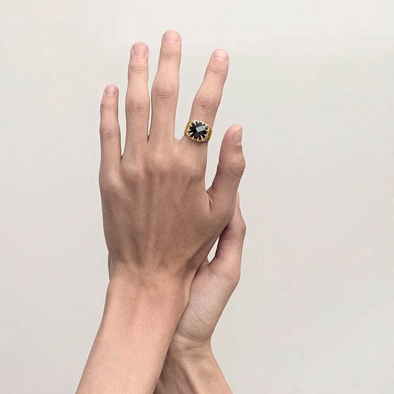 Stolen Girlfriends Club Claw Ring Onyx image number 3